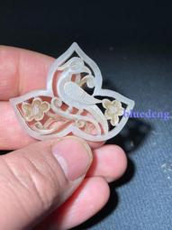 和田玉帽花兩片合計，永久包真包老，品如圖。53819 歷史價格詳細信息