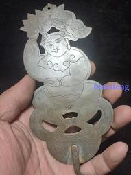 老帳鉤（喜上眉梢），品相較好，180。 古玩 老物件 舊藏 -6560 歷史價格詳細信息