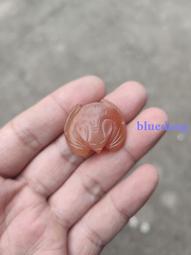 清代花瓣紅瑪瑙隔珠 一對第一個直徑：1.37CM 厚度：0.374374 歷史價格詳細信息