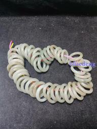 和田玉袈裟環，小玉環。108一個，喜歡的直接拍。6429 歷史價格詳細信息