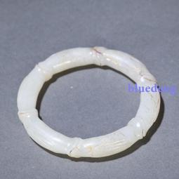 清代 和田玉雕竹紋手鐲34977 價格比較,價格查詢,歷史價格詳細信息