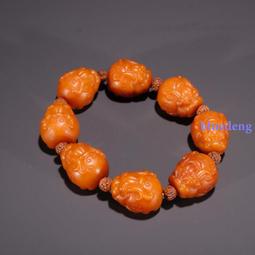 和田玉籽料手串，洒金皮，真籽6顆，可再送一顆（已穿孔，搭配手腕大小調整），一眼真，油性足，糯熟售出不退不換 歷史價格詳細信息