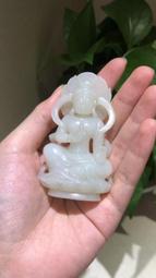 和田玉蓮花觀音玉吊墜男款大氣高檔玉墜天然玉石掛墜掛飾玉佩玉牌 和田玉 吊墜 首飾。 歷史價格詳細信息