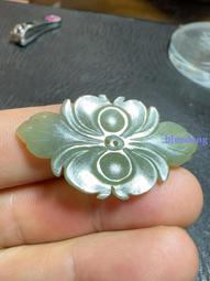 清代和田玉蝴蝶佩，帶點shou衣沁，微微發紫，全美品，無任何10188 歷史價格詳細信息