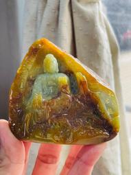 天然a貨緬甸原石裸石冰種飄花玉平安扣吊墜男女翡翠吊墜 歷史價格詳細信息