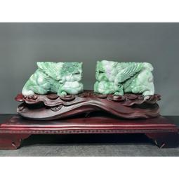 天然a貨紫羅蘭陽綠春帶彩翡翠手鐲+佛公27530 歷史價格詳細信息