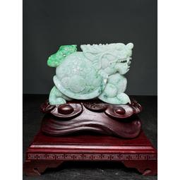 天然a貨紫羅蘭陽綠春帶彩翡翠手鐲+佛公27530 歷史價格詳細信息