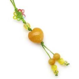 玉兔黃玉中國結吊飾 台灣製作_新款上市售完為止 祝福事業學業【鹿府文創FHA1702】 歷史價格詳細信息