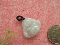 S1452墜子A貨❀翡翠玉水潤大肚厚裝笑佛佛公墜子掛件【緬甸玉翠軒】玉石首飾品 歷史價格詳細信息