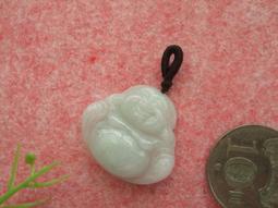 S1452墜子A貨❀翡翠玉水潤大肚厚裝笑佛佛公墜子掛件【緬甸玉翠軒】玉石首飾品 歷史價格詳細信息