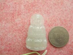 S1412  A貨玉墜子❀翡翠玉冰潤元寶觀音吊墜項墜【緬甸玉翠軒】首飾品 歷史價格詳細信息