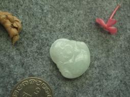 S1180玉珮❀翡翠玉A貨水潤豆綠貔貅仙鶴牌 掛件 吊墜 墜 項墜【緬甸玉翠軒】緬甸玉首飾品 歷史價格詳細信息