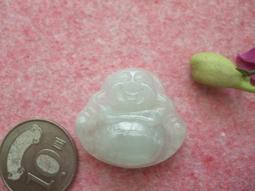 S1722墜子❀翡翠玉A貨冰潤清新大肚笑佛佛公墜子掛件【緬甸玉翠軒】玉石首飾品 歷史價格詳細信息