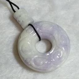 天然翡翠A貨紫羅蘭平安扣緬甸玉平安扣玉佩吊墜XY16YPS24506-35 歷史價格詳細信息