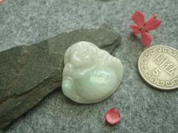 S1482  A貨玉墜子❀翡翠玉水潤有底色小佛公笑佛吊墜項墜【緬甸玉翠軒】玉石首飾品 歷史價格詳細信息