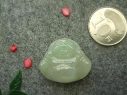 S1722墜子❀翡翠玉A貨冰潤清新大肚笑佛佛公墜子掛件【緬甸玉翠軒】玉石首飾品 歷史價格詳細信息