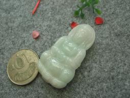 S1790墜子❀翡翠玉A貨圓潤元寶觀音吊墜墜子項墜【緬甸玉翠軒】首飾品 歷史價格詳細信息