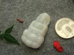 S1790墜子❀翡翠玉A貨圓潤元寶觀音吊墜墜子項墜【緬甸玉翠軒】首飾品 歷史價格詳細信息