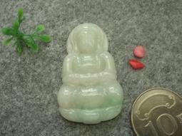 S1811墜子❀翡翠玉A貨圓潤飽滿招財彌勒佛佛公吊墜項墜【緬甸玉翠軒】首飾品 歷史價格詳細信息