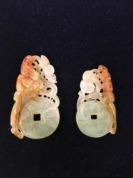 和闐玉玉虎手把件，新疆山料20246 歷史價格詳細信息