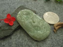 S1327玉墜子❀ 翡翠玉A貨 水潤滿綠貔貅仙鶴牌項墜吊墜掛件【緬甸玉翠軒】首飾品 歷史價格詳細信息