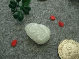 S1837墜子❀翡翠玉A貨水潤祥雲小如意吊墜掛件項錬墜子【緬甸玉翠軒】首飾品 歷史價格詳細信息