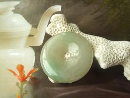 冰潤翡翠翡翠平安扣吊墜(可代配掛繩)裸石無裂紋種老膠感足底子細膩裸 翡翠 飾品 收藏【二手】【微淵古董】-4332 歷史價格詳細信息