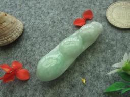 A貨翡翠藍水四季豆福豆吊墜項鏈鎖骨鏈 s925銀鑲嵌冰種玉石飾品 歷史價格詳細信息