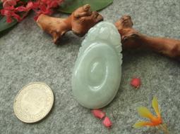 S1824墜子❀翡翠玉A貨水潤祥雲小如意吊墜掛件項錬墜子【緬甸玉翠軒】首飾品 歷史價格詳細信息