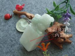 緬甸玉 發財福袋   (高2•2公分 寬1•8 厚1•3) 歷史價格詳細信息