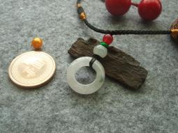 翡翠甜甜圈平安扣 尺寸14.5-2.6 翡翠 飾品 收藏【二手】【祈福閣】-1888 歷史價格詳細信息