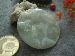 翡翠龍形牌子吊墜老坑糯種豆綠色緬甸A貨男女款原石揭陽送證書 歷史價格詳細信息