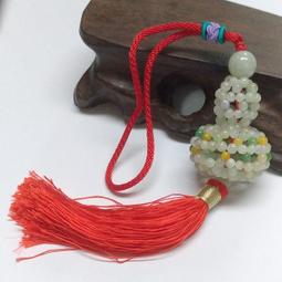 天然玉石翡翠葫蘆手工編織本命年男女情侶款紅繩招財同款腳鏈特艾超夯 精品 歷史價格詳細信息