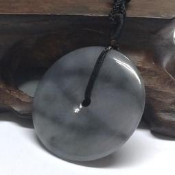 翡翠烏雞平安扣玉佩A貨緬甸玉扣吊墜天然玉掛件CX2512YPS24427-32 歷史價格詳細信息