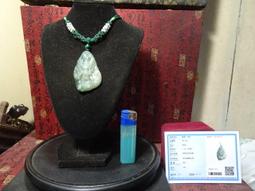 (小胖的店)~冰種翠綠種緬甸玉~山水風景~項鍊 歷史價格詳細信息