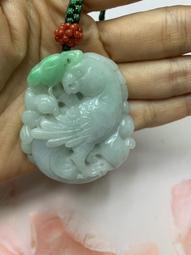 玉珮 項錬 碧貴緣 翡翠a貨貔貅玉墜 玉石吊墜淺綠雙貔貅掛件 歷史價格詳細信息