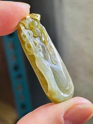 天然A貨缅甸翡翠18k金真鑽玉墜 歷史價格詳細信息