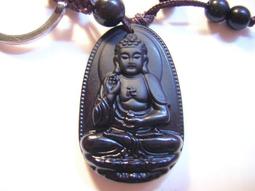 【采鑫坊】黑曜石墜子鑰匙圈墜~文殊菩薩 歷史價格詳細信息