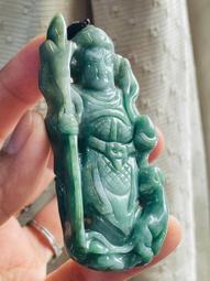 天然A貨緬甸玉翡翠 精雕 騎龍觀音擺件 含木座 ~~ 淡綠翡翠 飄綠花 顏色亮種水足 ~~ 鎮宅平安 趨吉避凶 ~~ 歷史價格詳細信息