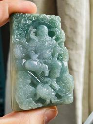 天然a貨翡翠深油綠佛公彌勒佛吊墜S925銀鑲項鍊玉石掛件女款  珠寶店不開了優惠價出 附帶 歷史價格詳細信息