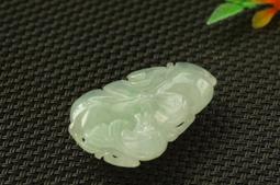 翡翠荷花吊墜室外自然光拍攝品質看尺寸20✖️28.4✖️9.6mm 翡翠 飾品 收藏【二手】【微淵古董】-3989 歷史價格詳細信息