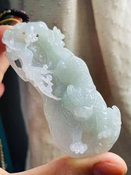 天然A貨緬甸玉 冰膠老油綠俏金手工雕佛公翡翠佛墜 冰起膠晴底色藏抹冰黃 肚圓澎法像好 歷史價格詳細信息