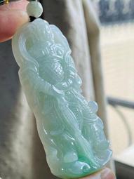天然A貨緬甸玉 冰膠老油綠俏金手工雕佛公翡翠佛墜 冰起膠晴底色藏抹冰黃 肚圓澎法像好 歷史價格詳細信息