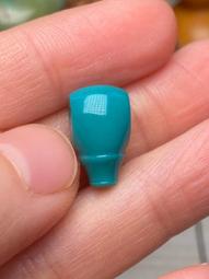 原礦綠松石高瓷長桶珠一顆9/17另一顆10/20毫米，純天然16523 歷史價格詳細信息