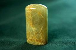 [Disk水晶][開運招財]淡黃底維納斯鈦髮晶水晶墜附中國結繩Y-55 歷史價格詳細信息