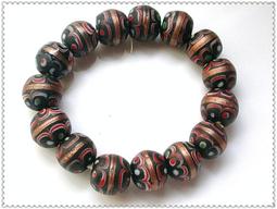 【雅之賞|藏傳|佛教文物】精品＊ 尼泊爾 藏銀鑲綠松石 嘎嗚~~B40  (附中國結繩) 歷史價格詳細信息