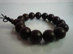 [ 廣緣-手珠 ] 15mm  寮國沉木(不沉)手珠  ** 不議價 ** 歷史價格詳細信息