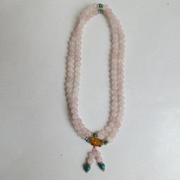 [ 廣緣-念珠 ] 8mm  108顆黃金檀木念珠1條   ** 可議價 ** 歷史價格詳細信息