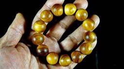 [福田工藝]雪梨檀香串錢聞香盤玩香配木質堅硬特極重油[入水即沈]淨重40.4g[雪梨3] 歷史價格詳細信息