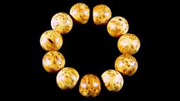 [福田工藝]Yellow cedar加拿大檜木釘仔瘤水磨聞香念珠/提珠/特極重油25咪27子[加提1] 歷史價格詳細信息